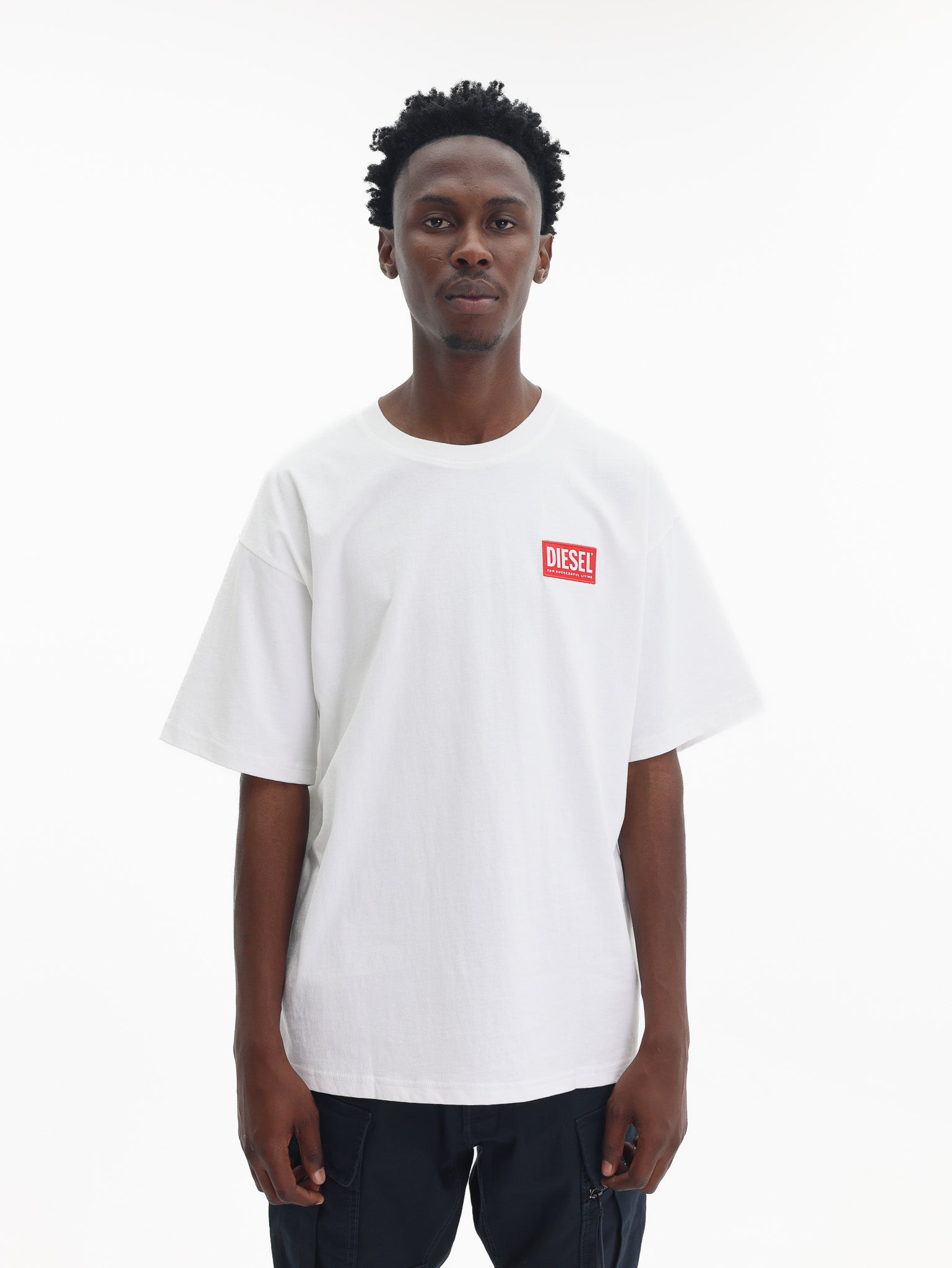 Diesel T-Shirt Boxt Lab White